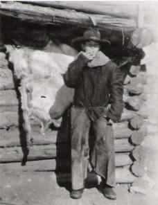 Smokin' by the woodshed