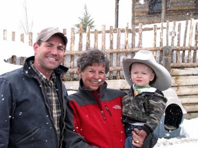 Easter weekend 2009. Mark, Judy (Wuster) and Landon Rhyne