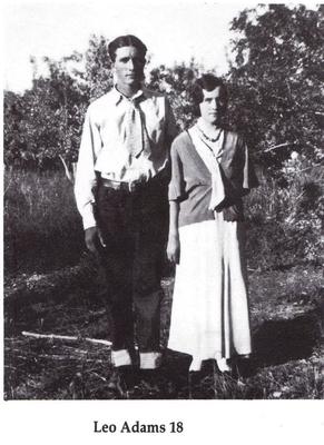 Leo Adams and his young wife